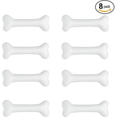 ZOONAI Knochen-Haarspangen für Damen und Mädchen, künstliche Hundeknochen-Haarnadeln, Haarschmuck für Halloween, Cosplay, Kostümparty, Weiß, 8 Stück