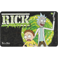 Rick and Morty Teleport Breakfast Board / Chopping Board Made of Resopal Black