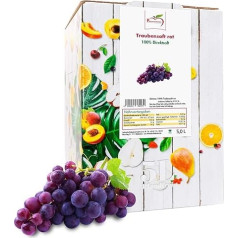 Grape Juice Red 100% Direct Juice Bag in Box 5 L