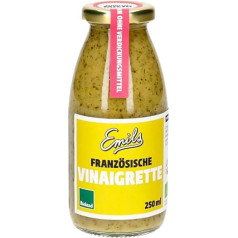 Emils Vegan French Vinaigrette 250 ml, Organic, No Additives, No Added Sugar, (6)