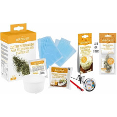 Browin 411000 Cheese Maker Starter Set for Making Cheese Yourself Set for Cheese Making