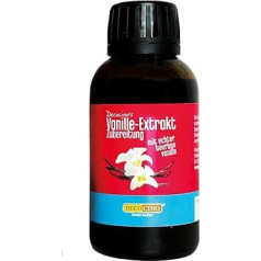 DECOCINO Vanilla Extract (100ml) Natural Vanilla Flavour Alcohol Free from Madagascar Bourbon - For Cakes, Pies and Drinks - Vegan