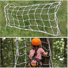 Amacthysh Kinder-Frachtnetz Für Spielplatz, Spielsicherheitsnetz, Spielplatzzaun, Schutznetz, Sportnetz, Strickleiter, Kletternetz,Frachtnetzabdeckung,196.85 * 334.65 inch