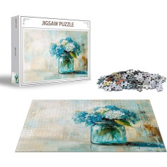 Puzzle Blume Puzzle 4000 Teile Hortensie Holzpuzzle Erwachsene, Premium Quality Klassische Wooden Lernspiel, Klassische Spaß Jigsaw Erwachsene, Challenging Game Jigsaws für Wohnkultur Geschenk x-1360