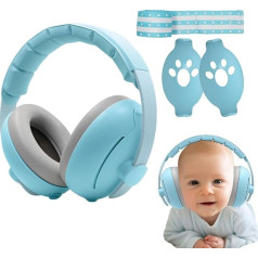 Hearing Protection for Children, Safety Earmuffs, Children's Earmuffs for Noise Reduction, Adjustable Earmuffs for Noise Reduction, Passive, Noise Cancelling, Comfortable, Portable