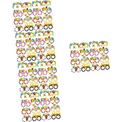 HEMOTON Pack of 120 Party Decoration Glasses Glasses Props for Photo Booth Selfie Photo Booth Back to School Season Decorate Sales Stand Makeup Costume Props