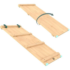 TPToys Active-Tots Pikler Style Wooden Ladder for Babies and Toddlers, Slide or Bridge, for Use with TP Triangle or Climbing Cube, Interative Play, 12 Months and Above, Wooden