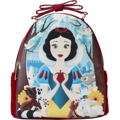 Loungefly Disney Snow White Classic Apple Quilted Velvet Mini Backpack | Disney Backpacks