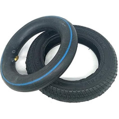8 1/2 x 2 Inflatable Inner and Outer Tyres, Non-Slip, Wear-resistant Rubber, Suitable for 8.5 Inch Pushchair/Stroller Tyre Replacement for Electric Cars