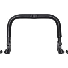 Easy to Install Stroller Handle with Height Adjustment, Pram Handle, PU Leather Handle for Safe Driving