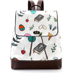 Personalisierte Schultaschen Büchertaschen für Teenager Osterelemente Charakter, Mehrfarbig, 27x12.3x32cm, Rucksack Rucksäcke