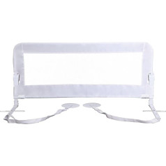 Dreambaby Prague Toddler Bed Rail, Foldable and Portable Safety Barrier for Toddlers, Fits Single to King Mattresses with Flat Bed Frame, 110cm Wide x 45.5cm High