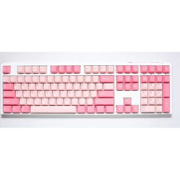 Ducky One 3 Gossamer Pink Hotswap Double Shot PBT Quack Mechanical keyboard Cherry MX Silver
