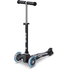 Micro Mobility Mini Micro Deluxe Eco Black Recycled Plastic Waste in Black, Age Group: 1-5 Years, MMD157, 67 cm