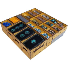 SMONEX Organiser Compatible with the Board Game 7 Wonders 2nd Edition and Expansions - Great Handmade Board Game Organiser and Storage Box - Board Game Accessories