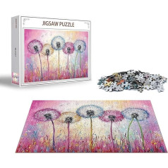 Puzzle Flower Puzzle 1000 Pieces Cute Wooden Puzzle Adults, Premium Quality Classic Wooden Educational Game, Classic Fun Jigsaw Adults, Challenging Game Jigsaws for Home Decor Gift x-1166