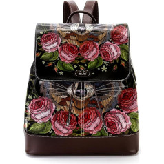 Rose Stink Schöne personalisierte Schultaschen Büchertaschen für Teenager, Mehrfarbig, 27x12.3x32cm, Rucksack Rucksäcke