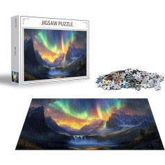 Puzzle Landschaft Puzzle 1000 Teile Natur Holzpuzzle Erwachsene, Premium Quality Klassische Wooden Lernspiel, Klassische Spaß Jigsaw Erwachsene, Challenging Game Jigsaws für Wohnkultur Geschenk x-788