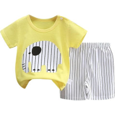 Kinder Kleinkind Baby Jungen Feste Taste Hemd Hosen Set Sportbekleidung Schnelltrocknend Elastische Taille Kurze Hose Tops Strampler Junge Party Kleid Brief