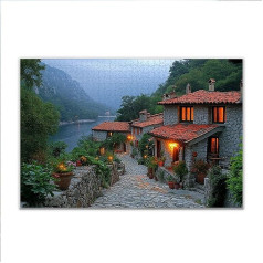 Puzzle 2000 Teile Landschaft Frühling Puzzle Erwachsene Anspruchsvoll, Klassische Holzpuzzle Erwachsene, Puzzlespiele für Die Ganze Familie, Wooden Jigsaw Puzzel ab 14 Jahre für Junge Mädchen S-4