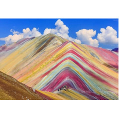 Puzzle 1000 Teile Mehrfarbiges Berglandschaftsposter für Erwachsene Familienspiele Lernspielzeug Gt555Zw 50x70CM