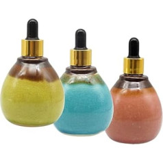 FRCOLOR Set of 3 Ceramic Essential Oils Travel Shampoo Container Empty Makeup Bottles Oil Bottle Lip Balm Bottles Shampoo Dispenser Olive Oil Spray Bottle Broken Ceramic