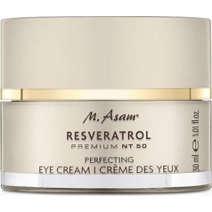 M. Asam Resveratrol Premium NT50 Perfecting Eye Cream (30 ml) - Anti-Ageing Eye Cream with Resveratrol & Hyaluronic Smooths Eye Wrinkles, Firming Eye Care