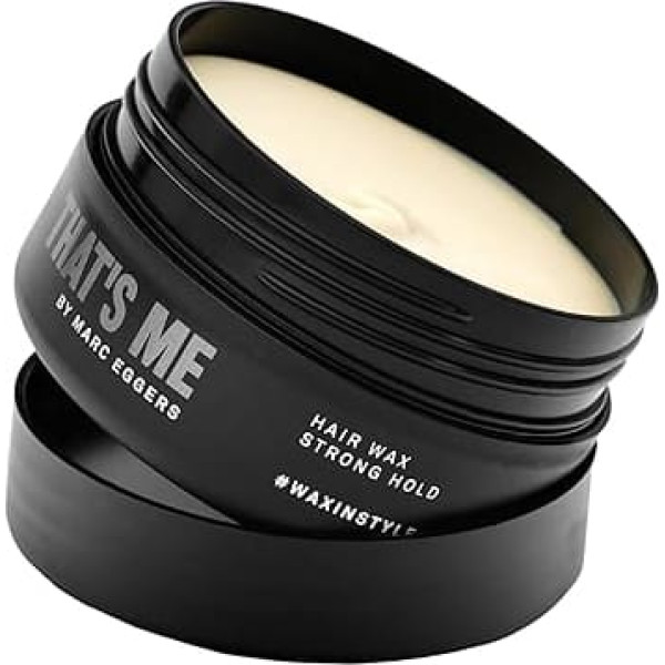 That's Me by Marc Eggers TAHT'S ME Men's 100ml - Best Hair Wax for Strong Hold with Almond Oil - For All Hair Types, Made with Professional Hairdressers from Italy
