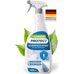 Silverfish Spray 1000 ml - Get Rid of Silverfish and Paper Fish Quickly & Effectively with Long-Lasting Effect - Alternative to Silverfish Bait Box Including Ebook with Tips for Fighting Silverfish,