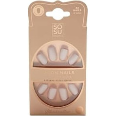Marshmallow C07 Short Square Nails