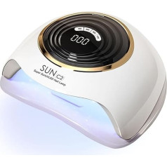 248W UV LED Nail Lamp, Gel Nail Lamp, UV Nail Dryer with 63 Beads, Automatic Sensor and 4 Timer Settings, Perfect for Home and Salon (C2)