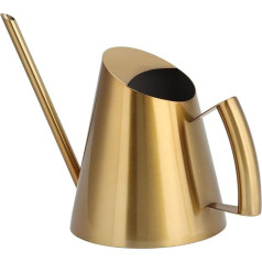 Metal Watering Can, Gold Small Watering Can, Indoor Plants with Long Spout for Plants, Indoor Plant (900 ml)
