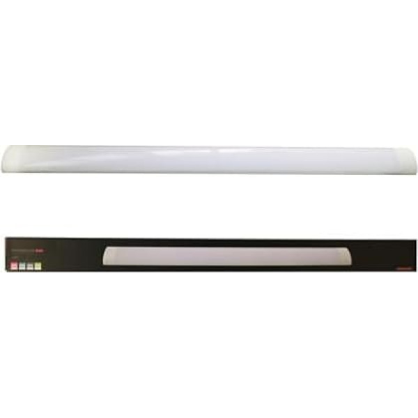 LED Wet Room Light 151 cm 60 W Bath Light Wet Room Lamp 3CCT (2700 K/4000 K/7000 K) 6000 LM Tube Ceiling Light for Cellar Workshop Garage Kitchen Bathroom Office Wet Room Lamp