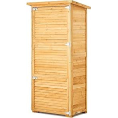VEVOR Tool Shed 800 x 500 x 1620 mm Large Tool Shed Tool Cabinet with Metal Frame Shelves Floor Waterproof Storage Cabinet for Patio Yard Lawn Garden Cabinet