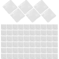 100 Stücke Glas Perlen Nagellack Display Diagramm Platz Nagel Karte für Salon