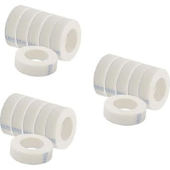 18 Rolls Breathable Eyelash Extension Tapes Transparent Tape Tool Eyelash Holder Eyelash Extension Tape Eyelash Tape Microporous Eyelash Tools False Eyelashes