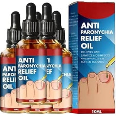 German Toenail Plus Anti Paronychia Relief Oil, 10 ml Anti Paronychia Relief Oil (5 Pcs)