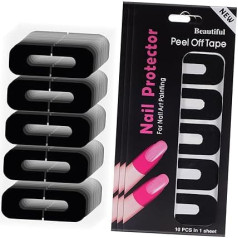 HAKIDZEL 100 Sheets Nail Protection for Painting Nails Nail Art Stickers Nail Care Tools Nail Tape