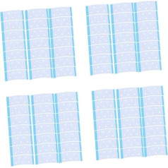 Ipetboom 4 Sätze Perücken Band Haarband Zum Stylen Perücken Klebeband Haarverlängerungsband, Doppelseitiges Haarband Doppelseitiges Haarverlängerungsband Plastik Sky-blue 40 Stück * 4