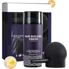 Hairline Powder, Hair Thickening, Thinning Hair, Waterproof Powder, Hair Fibres, Fuller Hair Concealer Men Hair Waterproof Hairline Powder for Women, Men, Instantly Thicker & Fuller Look
