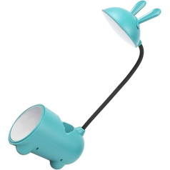 Uonlytech Pack of 2 Adjustable Charging Desk Lamp, Touch Control, Reading Lamp, Pen Holder, Energy-Saving Light for Boys Girls and Students