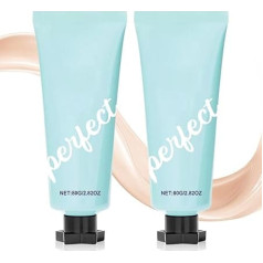 All-Over Complexion Perfector, 2025 Beauty Cream, Moisturising Concealer with High Coverage, BB Cream for a Naturally Even Complexion - Waterproof and Smudge-proof (2 Pieces, 80 ml)
