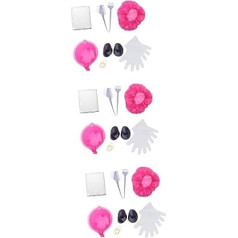 21 Piece Hair Dye Brush Comb Hair Colour Ear Protection Hair Dye Set Scarf Hair Dye Tools for Dyeing Hair DIY Tools Baking Oil Suite Apron