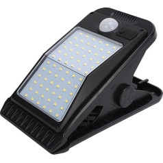Solarleuchten, Outdoor Clips Motion Sensor Sicherheitsleuchte Solarantrieb, Clips auf Solarbewegungslicht 72 LED -Perlen IP65 Abdichtungs Solarlampen für Garten Yard Outdoor
