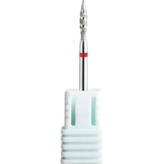 BNG Cuticle Drill for Nails, Electric Nail Drill, Professional File, 3/32 Inch Flames, Diamond Carbide Cuticle Cleaning, Replacement Burr Manicure Tool 1 Piece (Style-F)