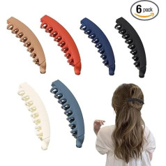 Hair Claws for Women Large Hair Claws for Thick and Fine Hair Matte Non-Slip Ponytail Holder Clip for Girls French Hair Accessories for Party, Dating, Formal or