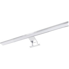 LED Aluminium Mirror Light 8 W IP44 Warm White 3000 K