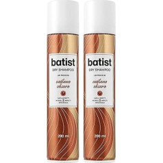 FEI FAN Dry Shampoo, Light Brown, Perfect Hair in Just 3 Minutes Without Water, 200ml (2 Units)