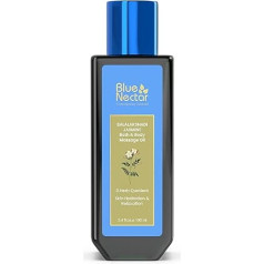 Body Oil for Women & Men, Bath & Body Massage Oil with Ashwagandha & Natural Jasmine, Plant Based Aromatherapy (8 Herbs, 100 ml