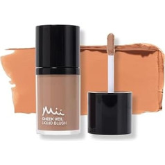 Mii Cosmetics | Cheek Veil Liquid Blush | Weightless & Skinmost Formula for Whitening the Cheeks for a Healthy and Natural Look | Aura